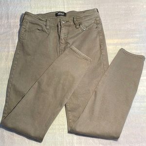 Buffalo David Bitton Havana Women's Pale Olive High Rise Ankle Pant